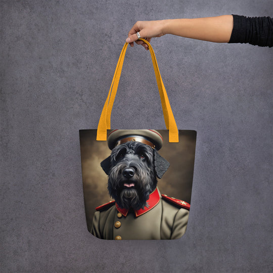 Tote bag-Black Russian Terrier V4