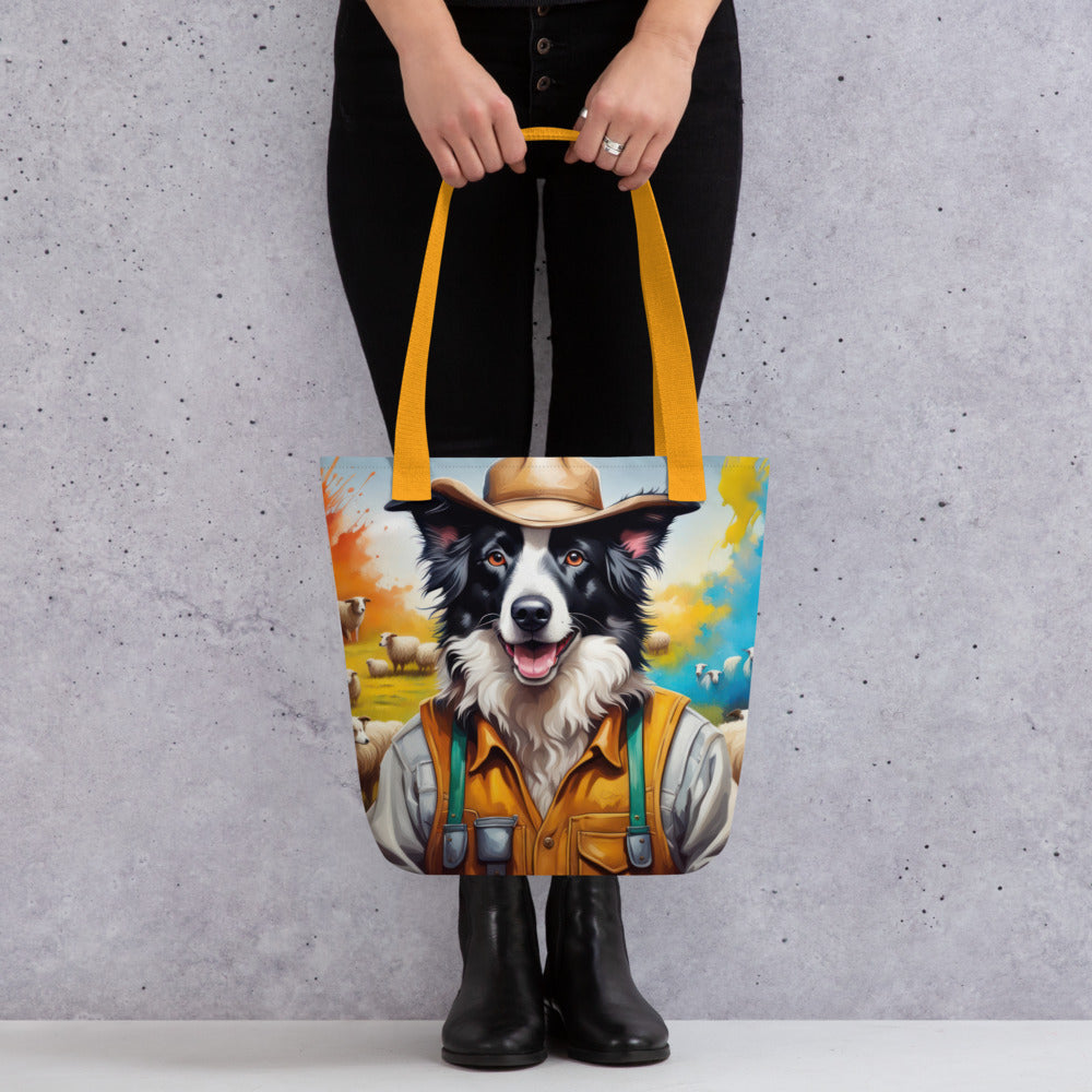 Tote bag-Border Collie