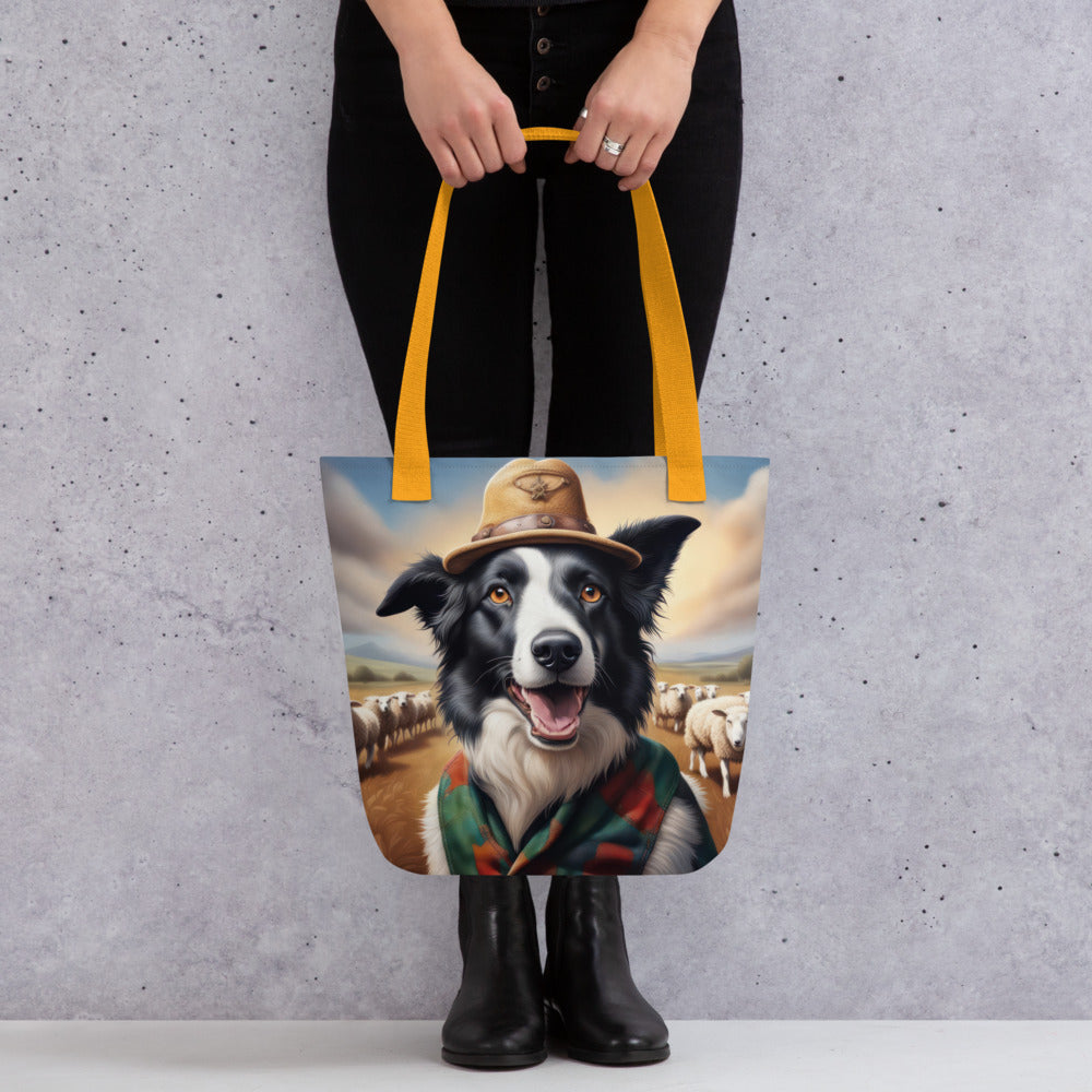 Tote bag-Border Collie V2