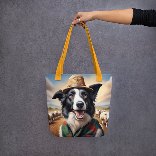 Tote bag-Border Collie V2