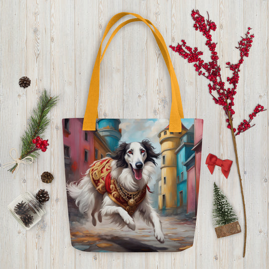 Tote bag-Borzoi V4