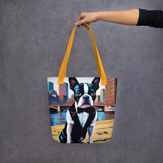 Tote bag-Boston Terrier