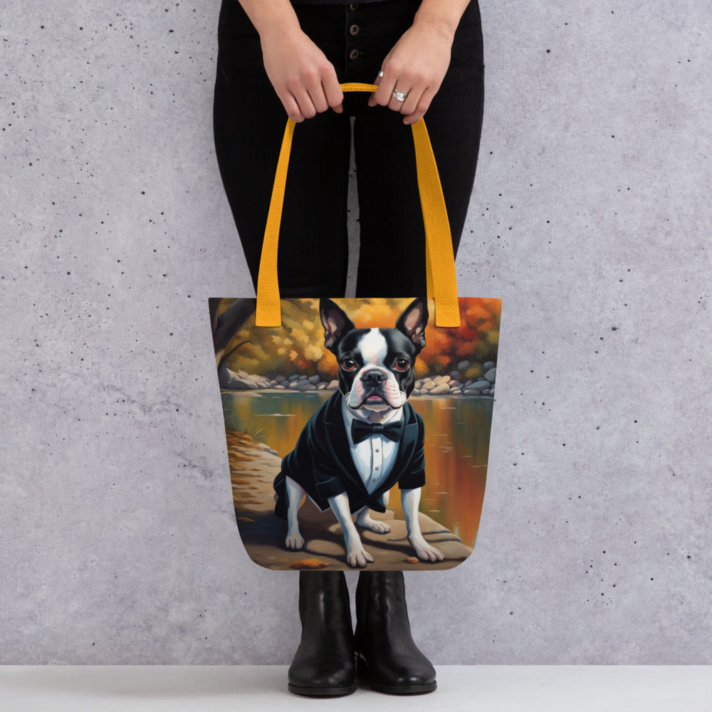 Tote bag-Boston Terrier V2