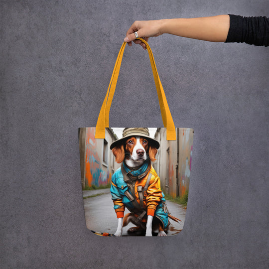 Tote bag-Brittany Dog V2