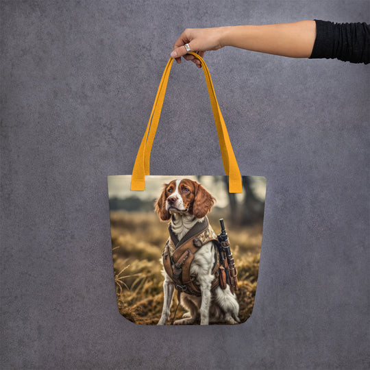 Tote bag-Brittany Dog V2