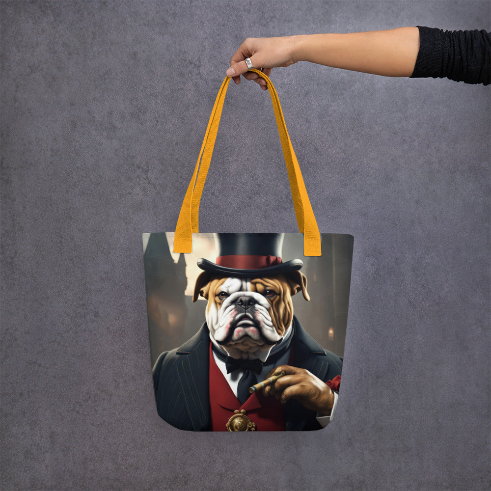 Tote bag-Bulldog V8