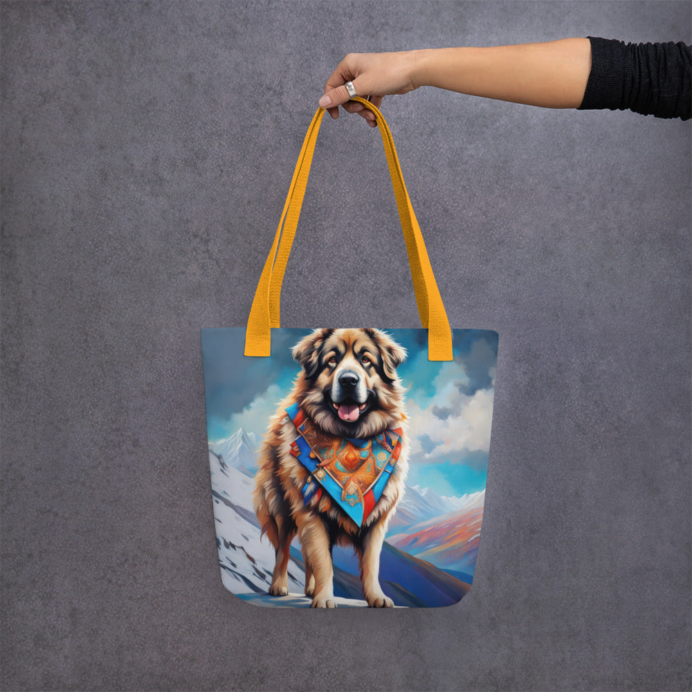 Tote bag-Caucasian Shepherd Dog