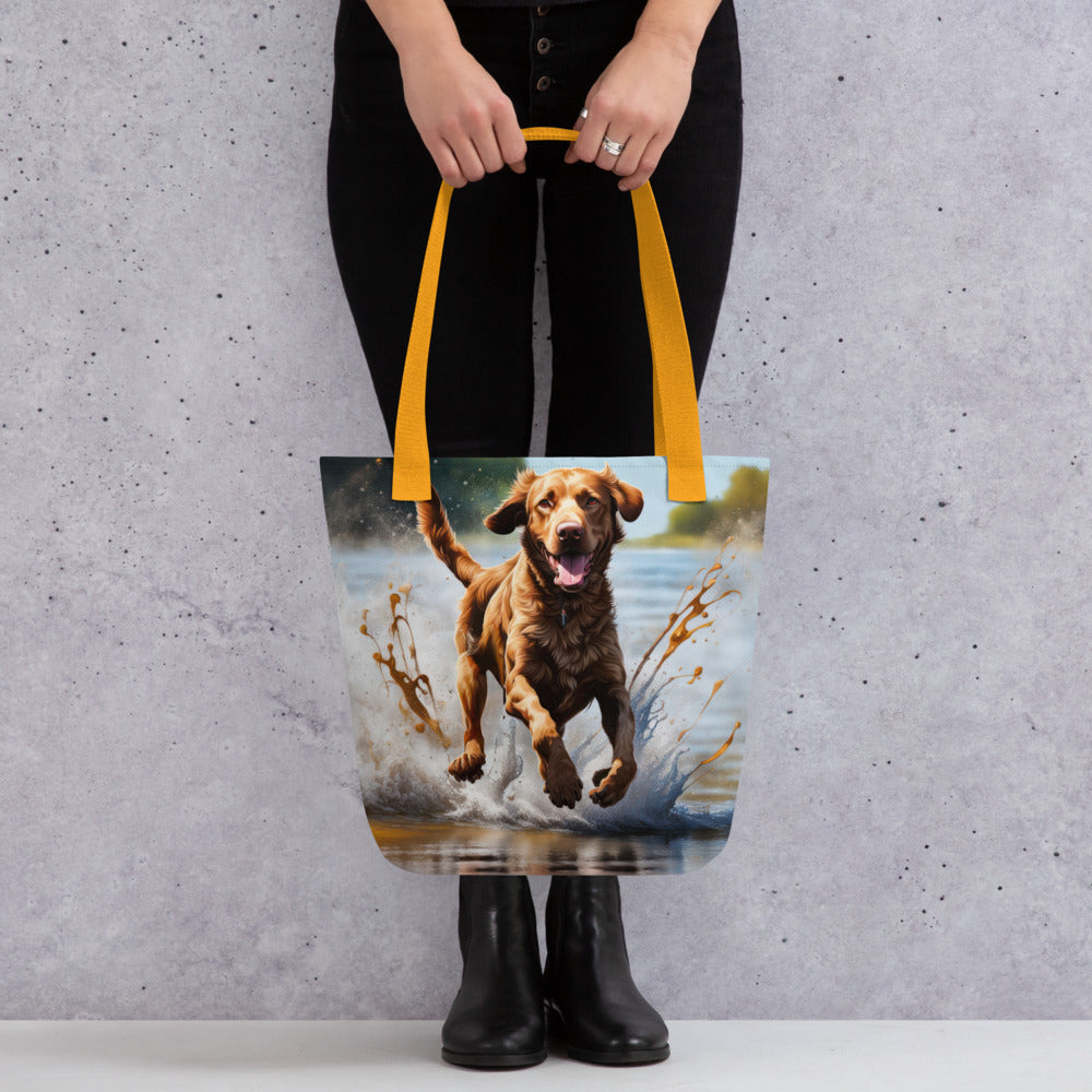 Tote bag-Chesapeake Retriever