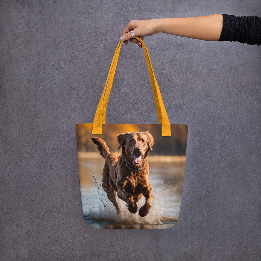 Tote bag-Chesapeake Retriever V3