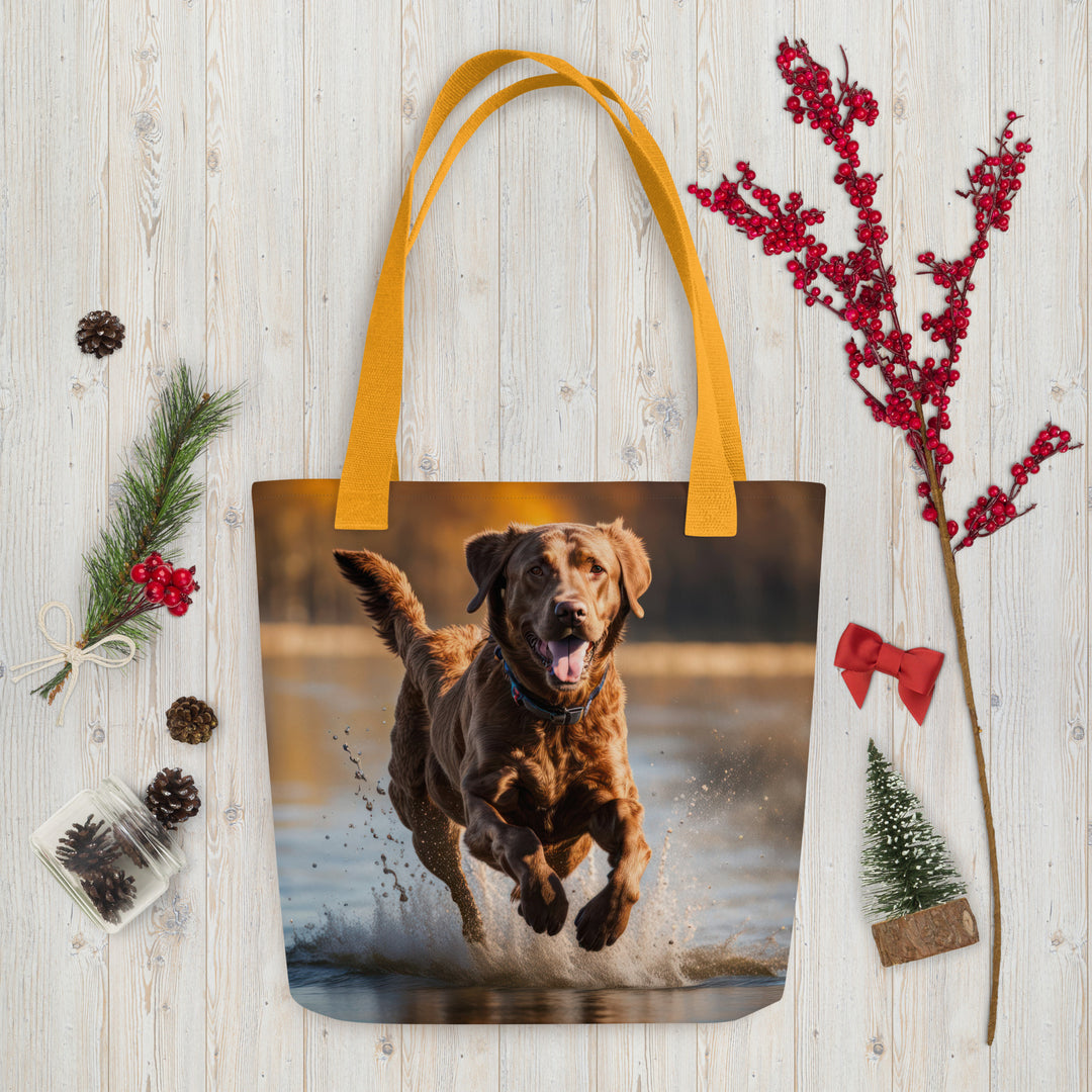 Tote bag-Chesapeake Retriever V3