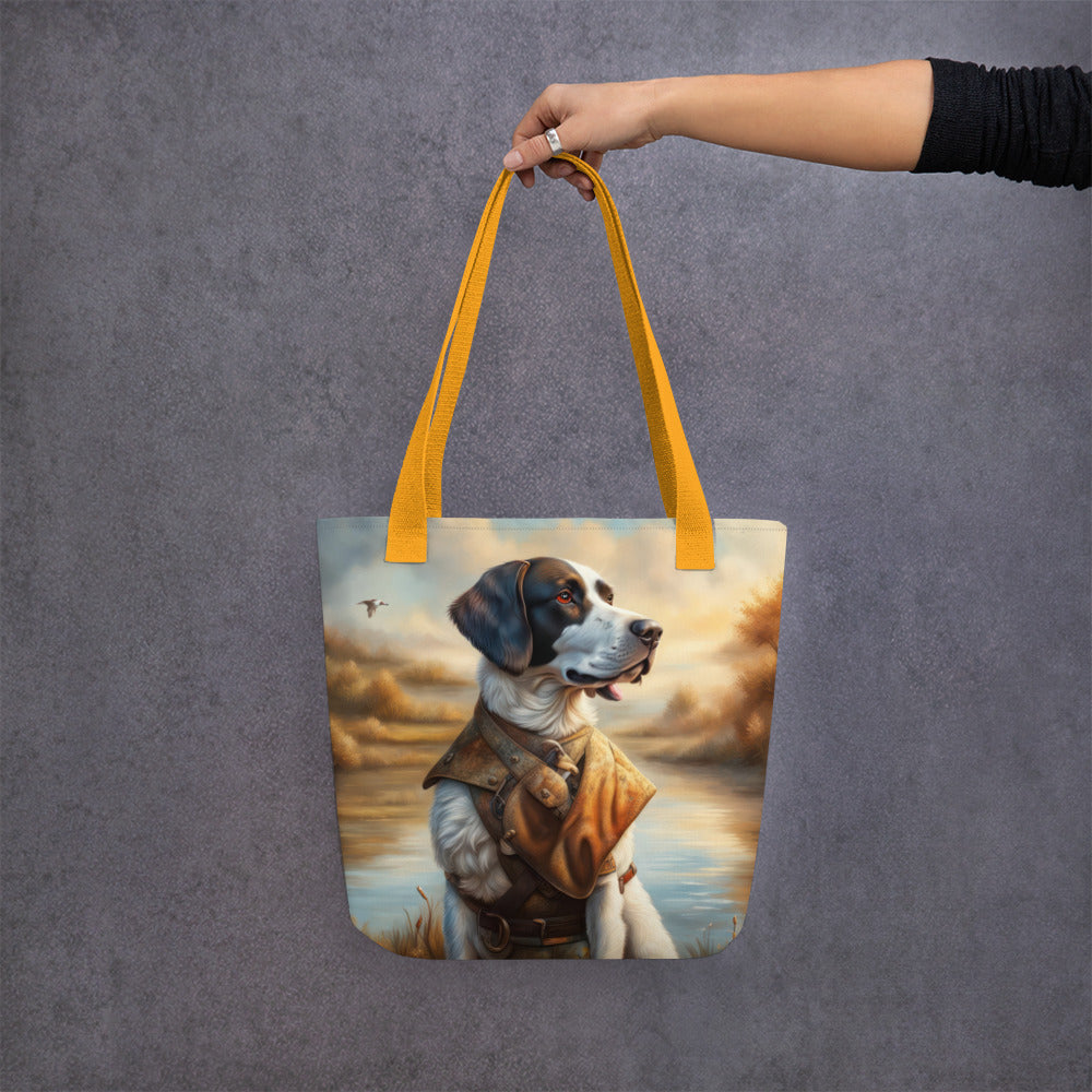 Tote bag-French Pointing Dog Pyrenean