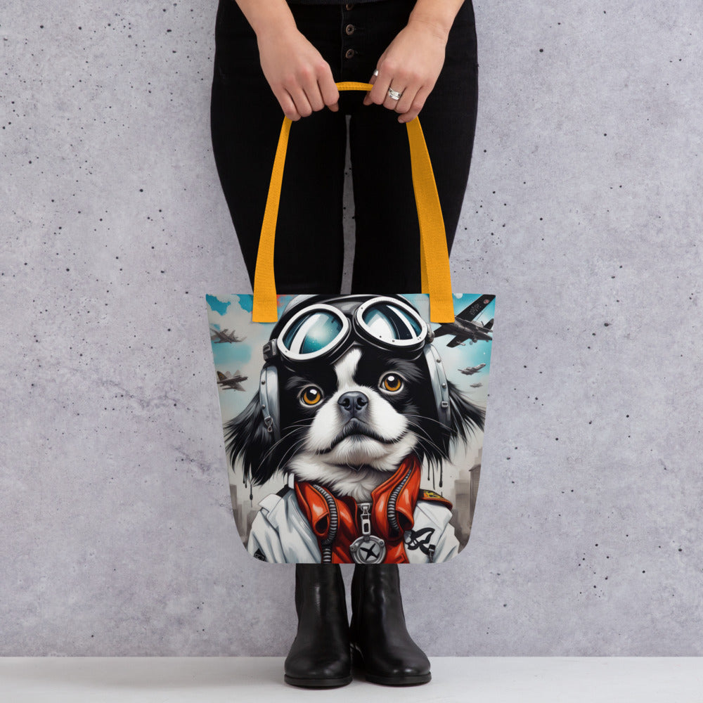 Tote bag-Japanese Chin V8