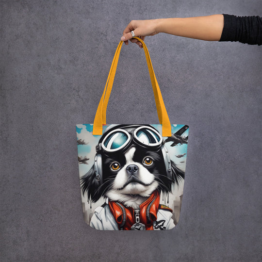 Tote bag-Japanese Chin V8