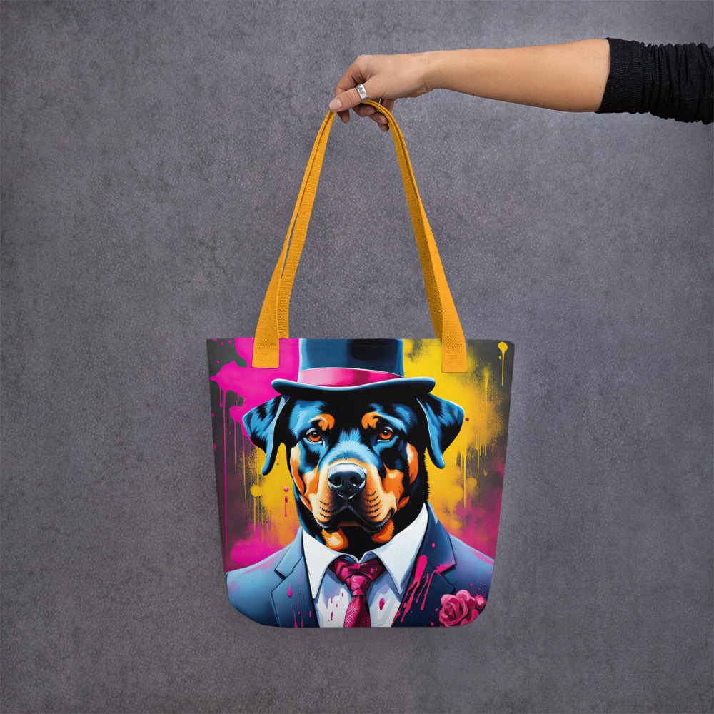 Tote bag-Rottweiler V2