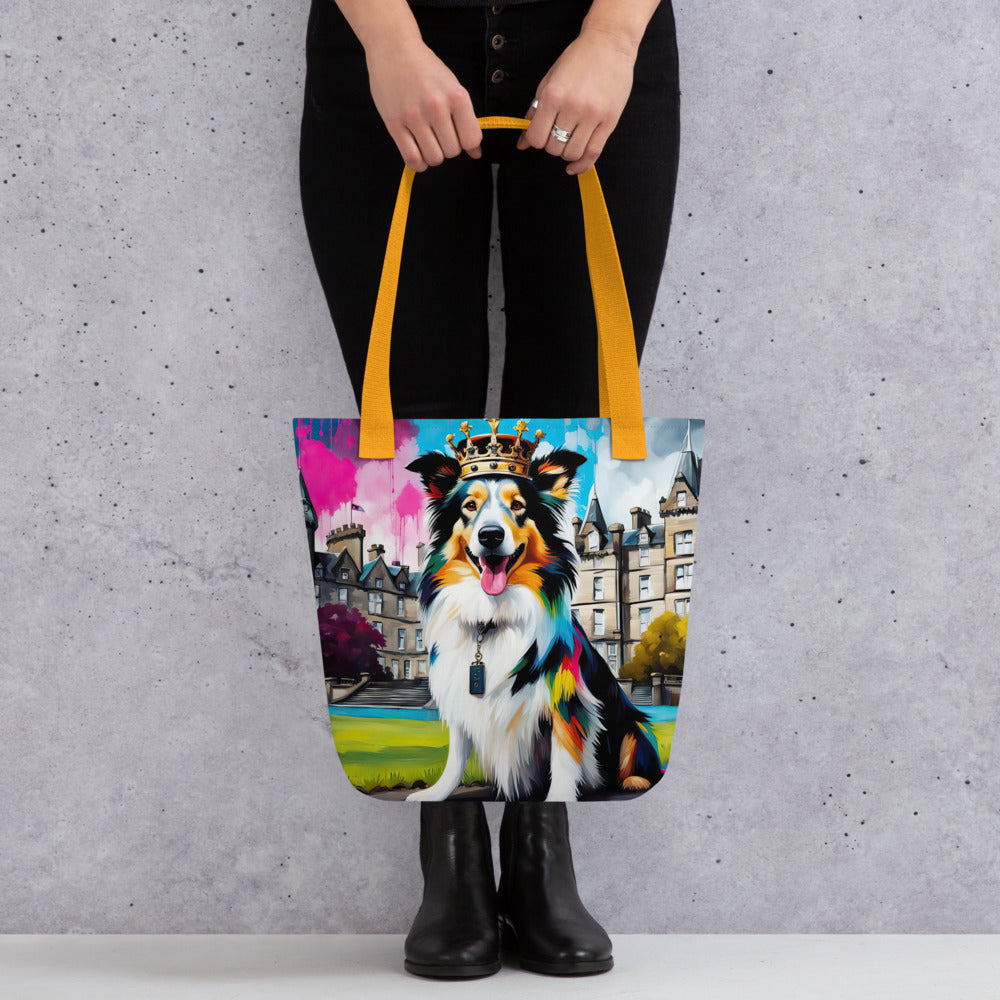 Tote bag-Collie V2