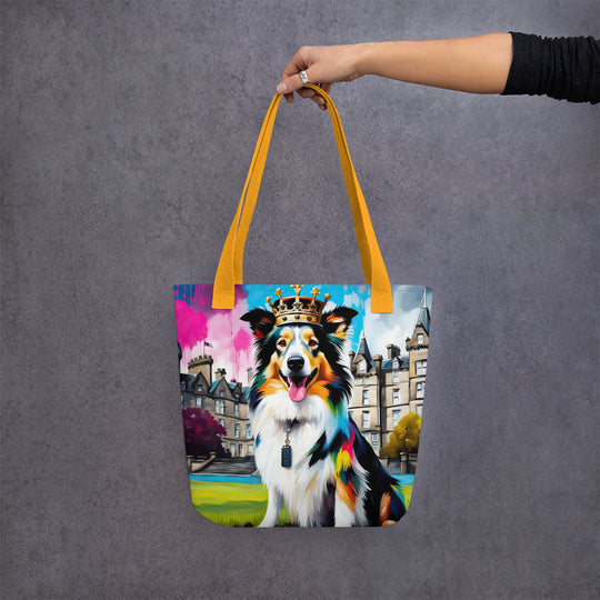 Tote bag-Collie V2