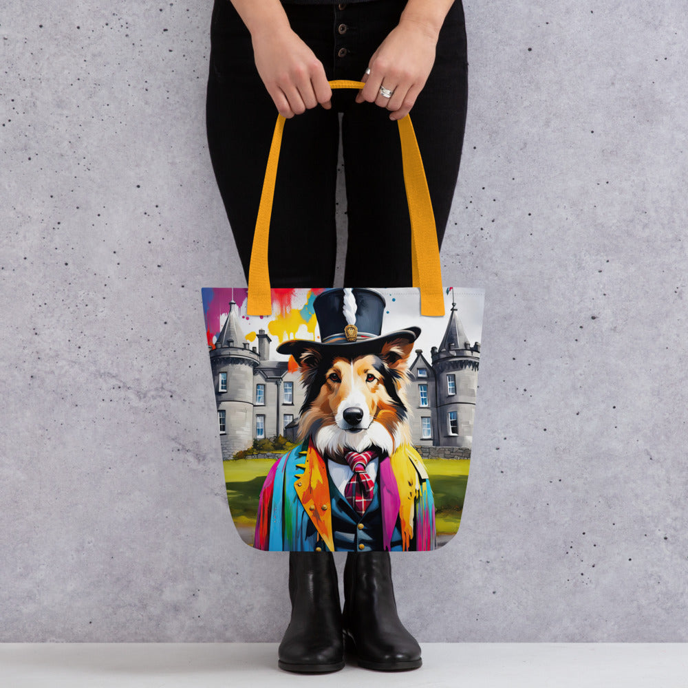 Tote bag-Collie V4