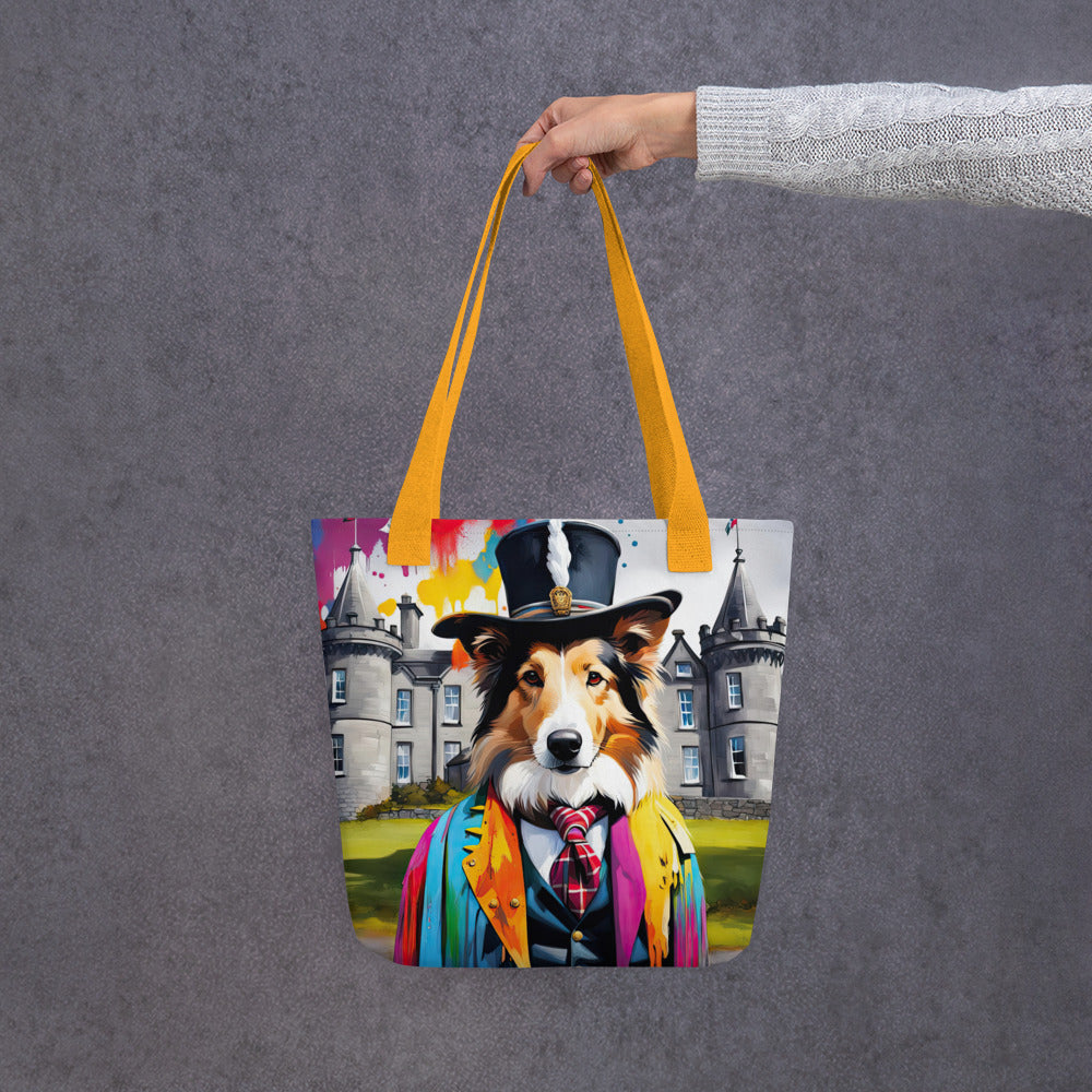 Tote bag-Collie V4