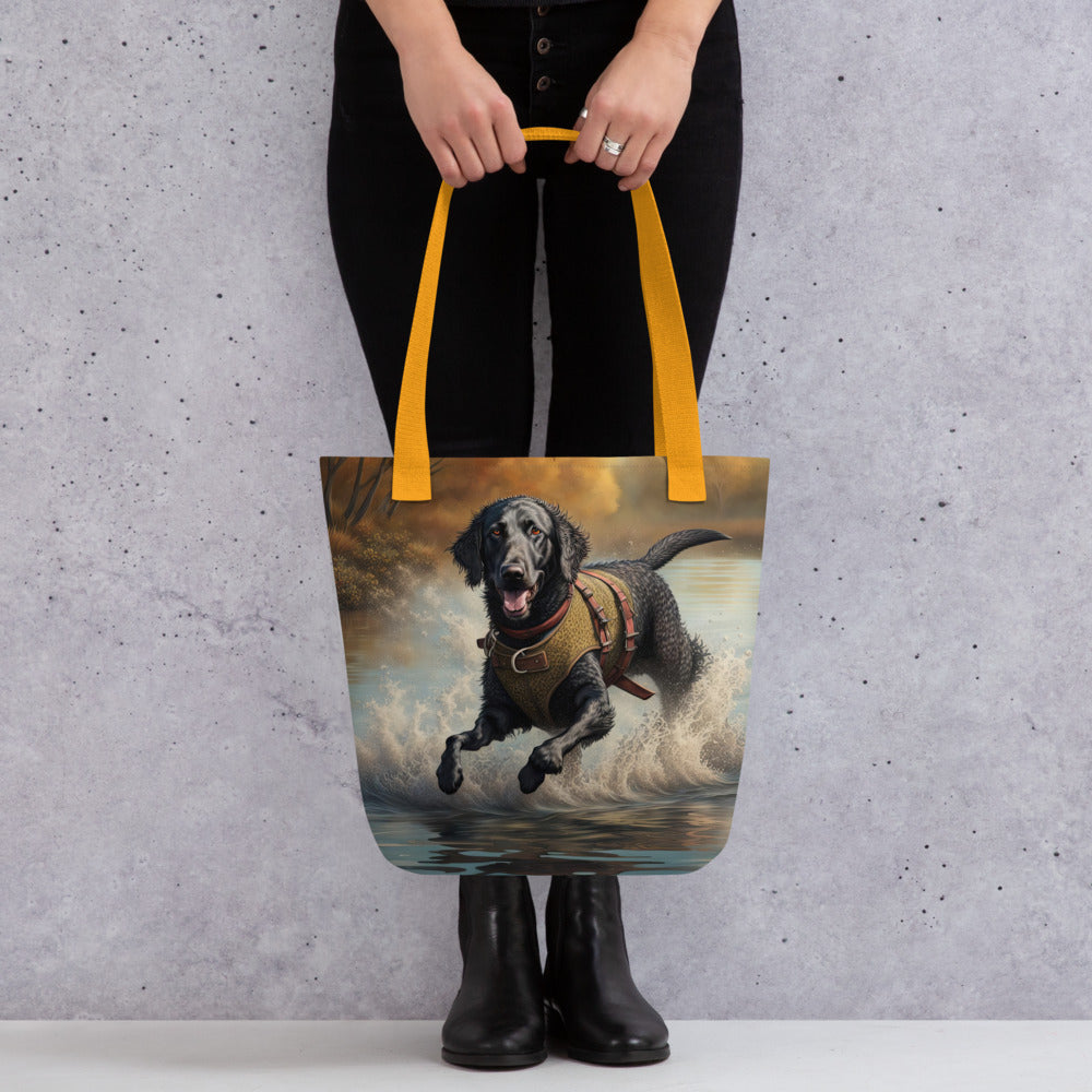 Tote bag-Curly-Coated Retriever