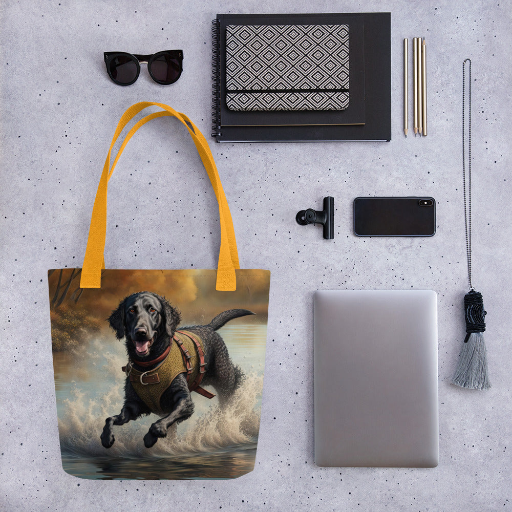 Tote bag-Curly-Coated Retriever