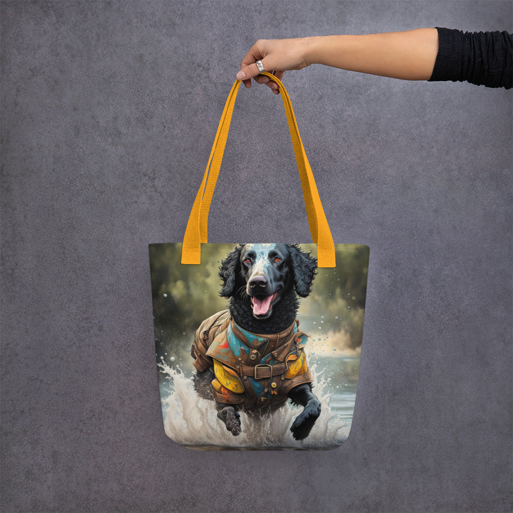 Tote bag-Curly-Coated Retriever V2