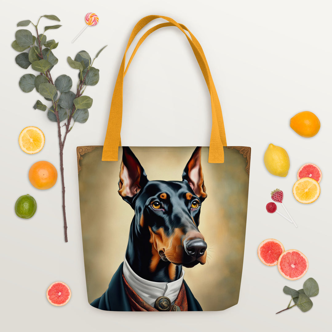 Tote bag-Doberman Pinscher