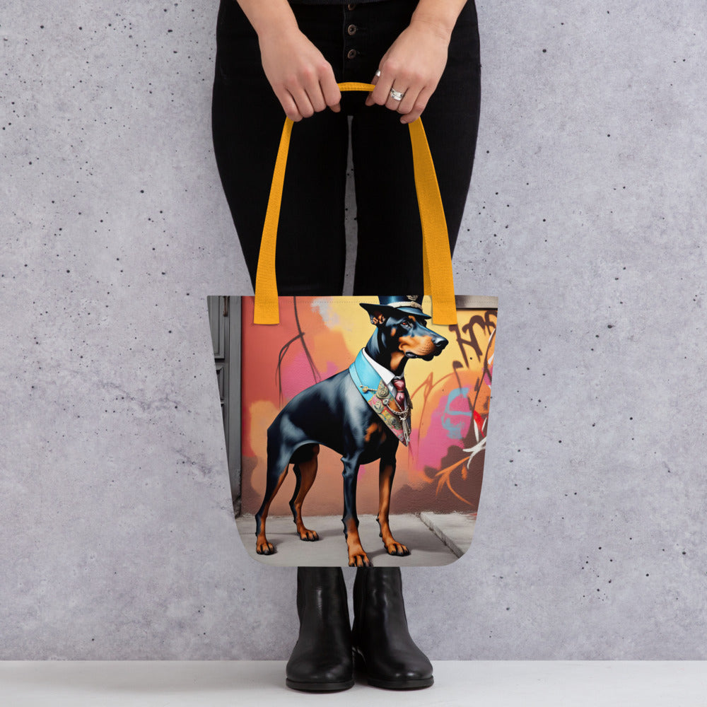 Tote bag-Doberman Pinscher V3