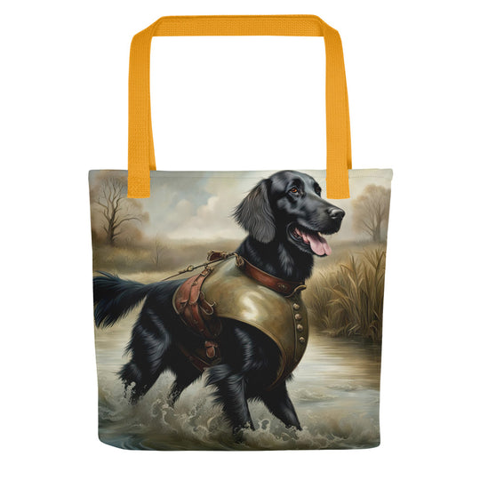 Tote bag-Flat-Coated Retriever V3