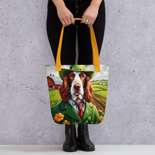 Tote bag-Irish Red and White Setter V2