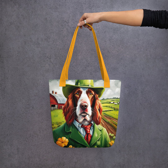 Tote bag-Irish Red and White Setter V2