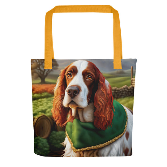 Tote bag-Irish Red and White Setter V3