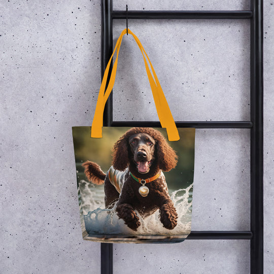 Tote bag-Irish Water Spaniel