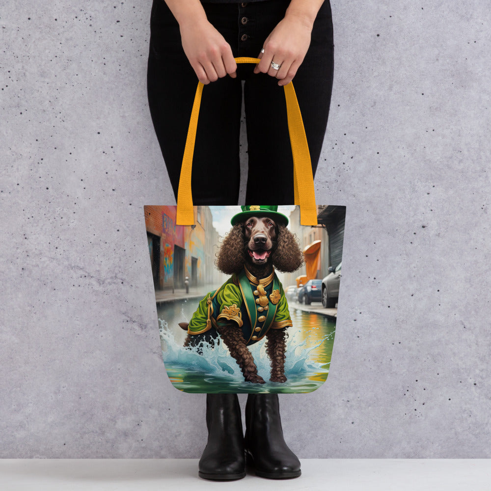 Tote bag-Irish Water Spaniel V3