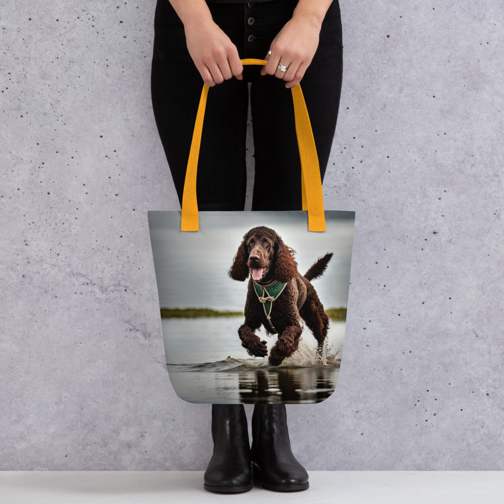 Tote bag-Irish Water Spaniel V3