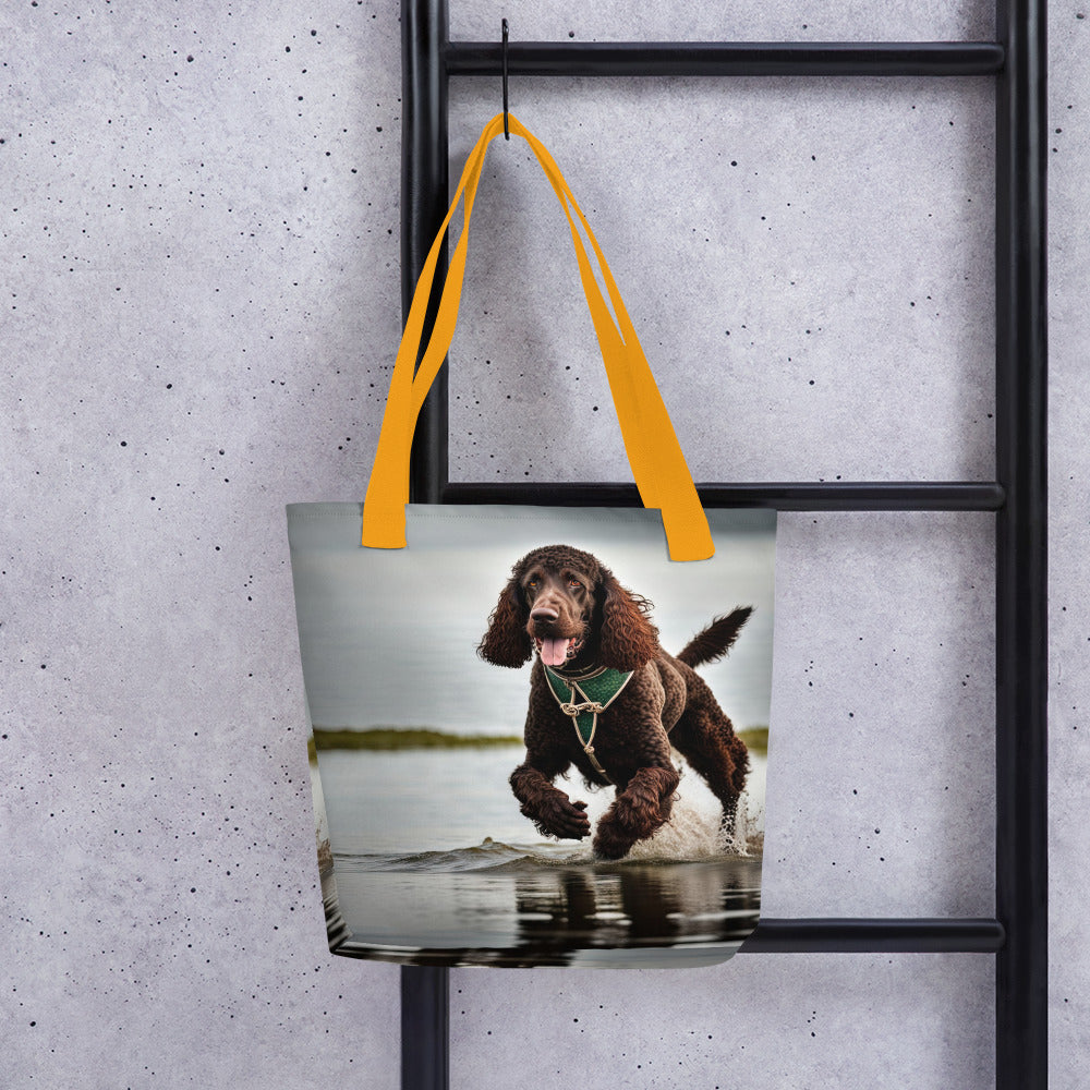 Tote bag-Irish Water Spaniel V3