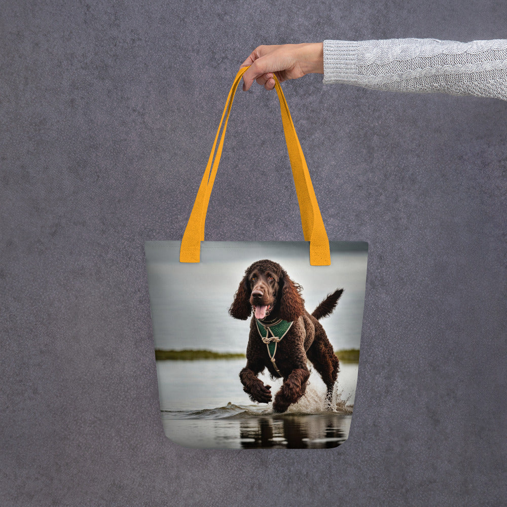 Tote bag-Irish Water Spaniel V3