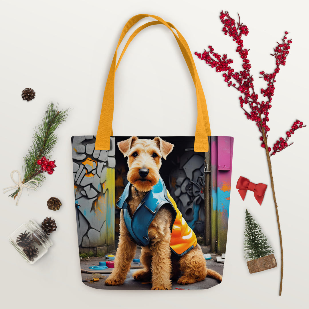 Tote bag-Lakeland Terrier