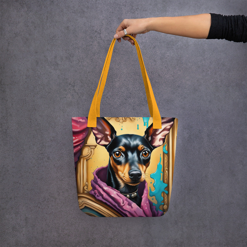 Tote bag-Toy Manchester Terrier V4