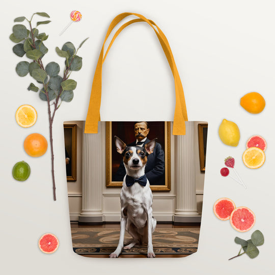 Tote bag-Short-legged Rat Terrier