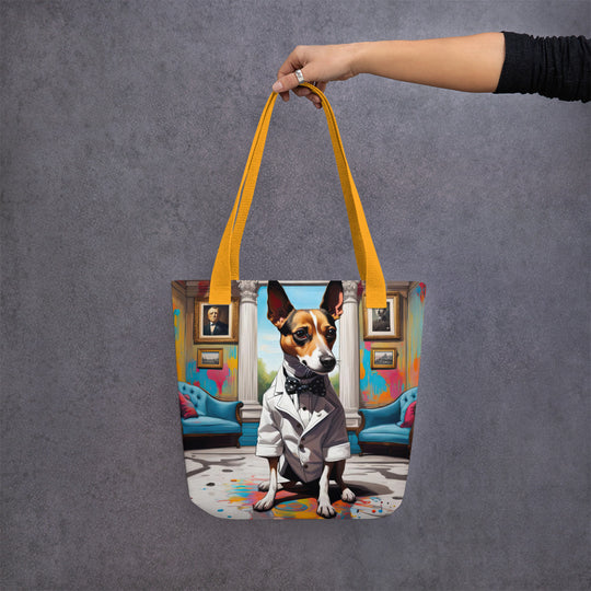 Tote bag-Short-legged Rat Terrier V2