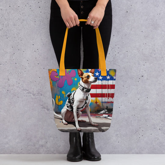 Tote bag-Short-legged Rat Terrier V3