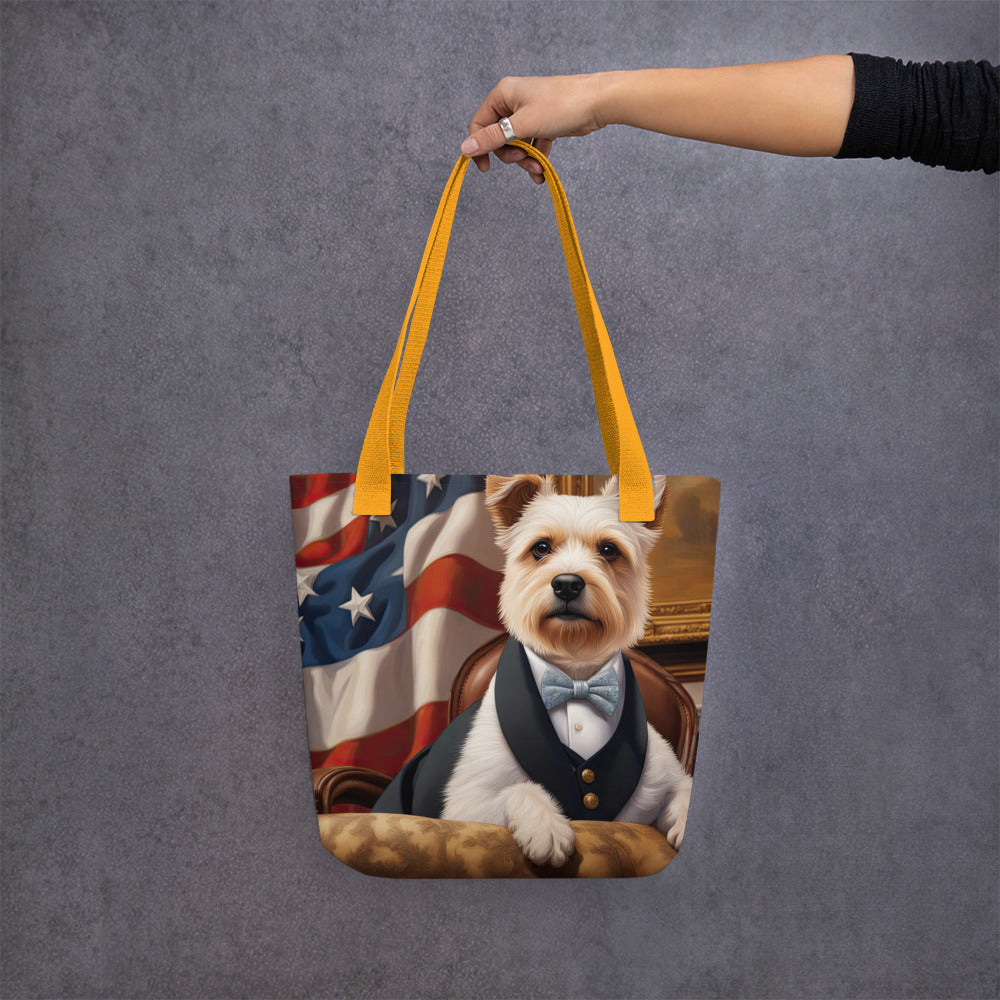 Tote bag-Teddy Roosevelt Terrier