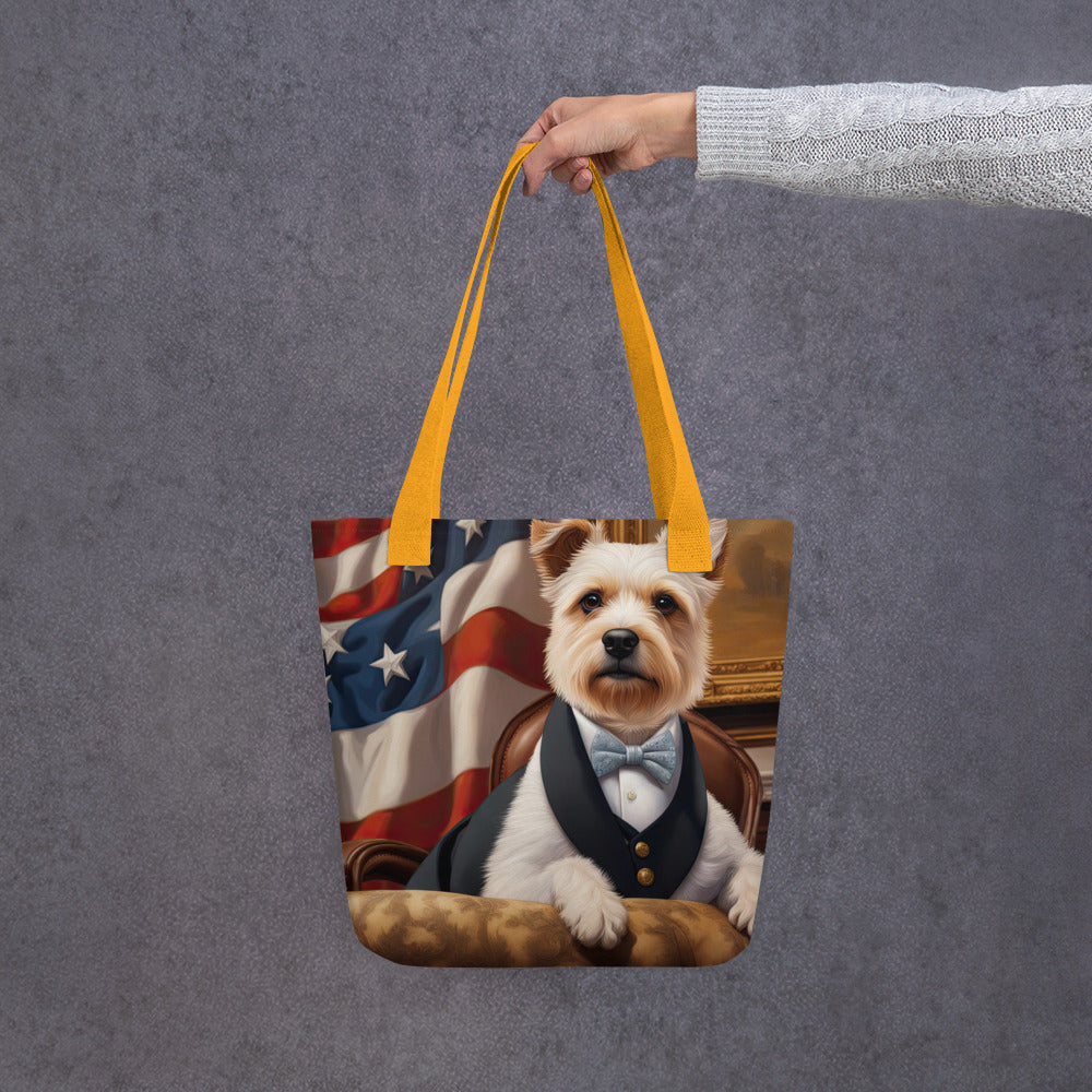 Tote bag-Teddy Roosevelt Terrier