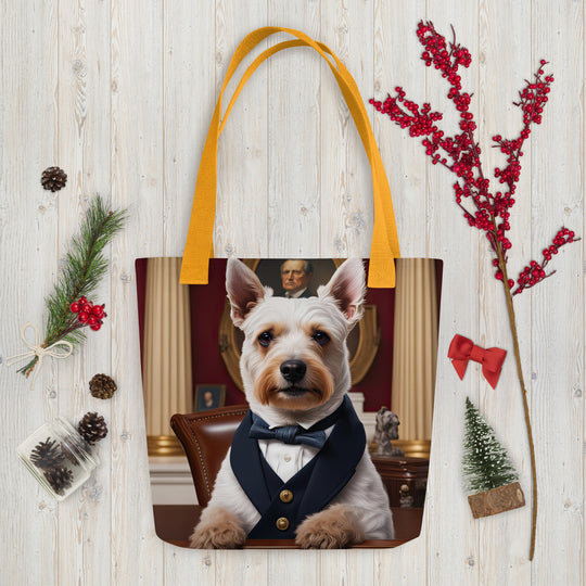 Tote bag-Teddy Roosevelt Terrier V2