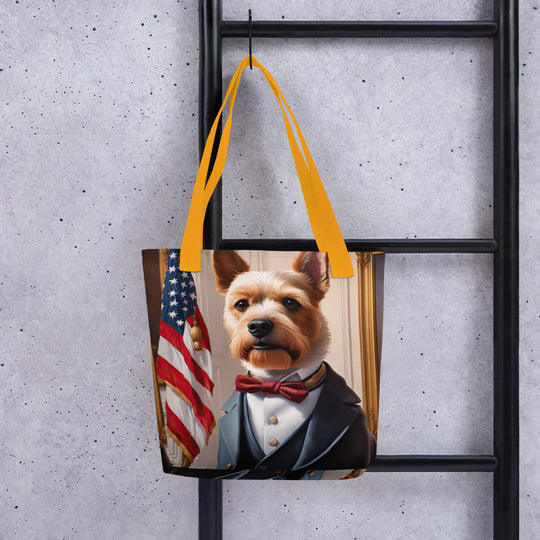 Tote bag-Teddy Roosevelt Terrier V3