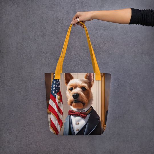 Tote bag-Teddy Roosevelt Terrier V3