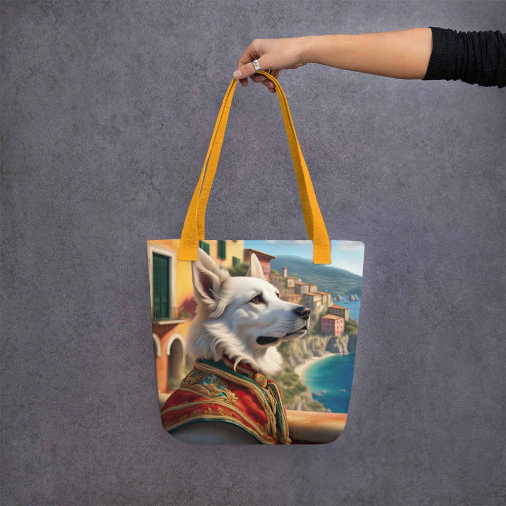 Tote bag-Volpino Italiano