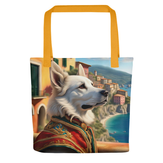 Tote bag-Volpino Italiano