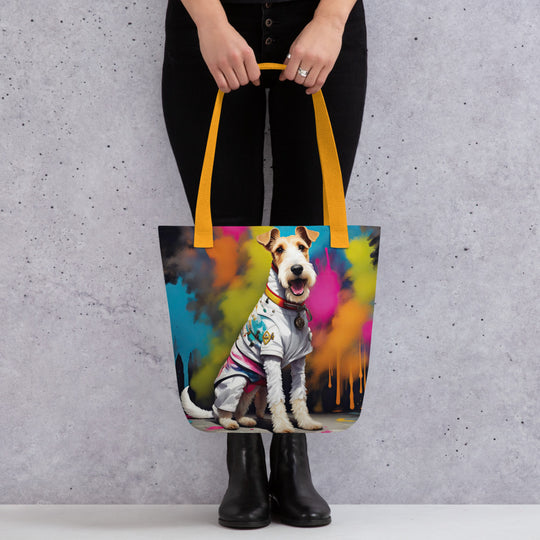 Tote bag-Wire Fox Terrier V2