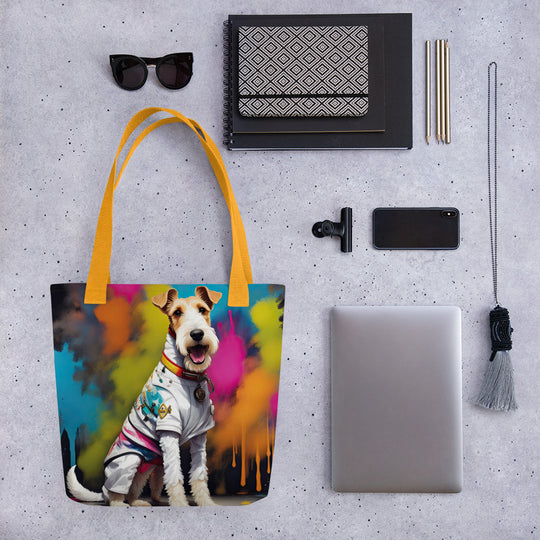 Tote bag-Wire Fox Terrier V2